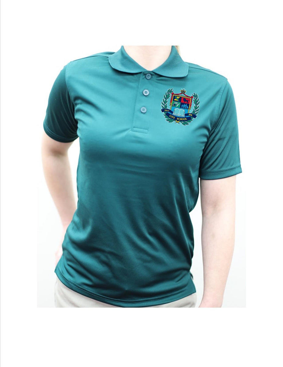 Hunter green polo uniform shirts online