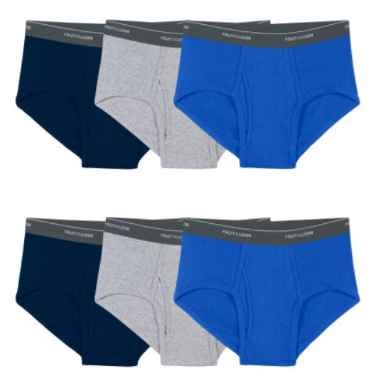 MENS 6 PACK FASHION BRIEFS