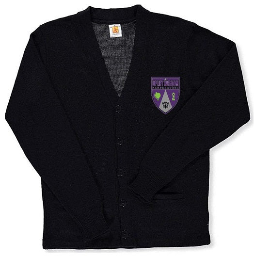 UNISEX ADULT CARDIGAN SWEATER W/LOGO