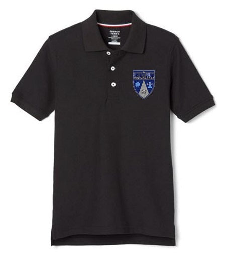 YOUTH UNISEX SHORT SLEEVE POLO W/LOGO (PRE-K)