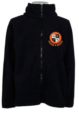 ADULT UNISEX FLEECE JACKET W/LOGO