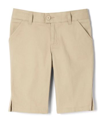 GIRLS STRETCH TWILL BERMUDA SHORT