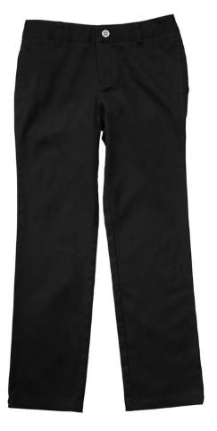 GIRLS STRETCH TWILL STRAIGHT LEG PANT