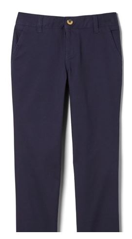 GIRLS STRETCH TWILL STRAIGHT LEG PANT (PRE-K-5TH)