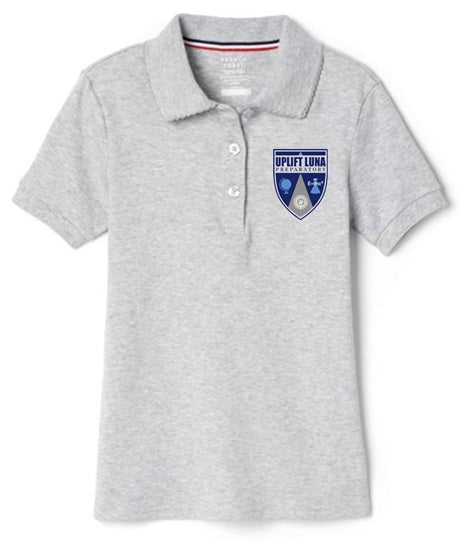 GIRLS SHORT SLEEVE POLO W/LOGO (1ST & 4TH GRADE)