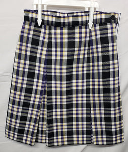 GIRLS PLAID PLEATED SKIRT