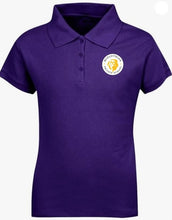 Load image into Gallery viewer, GIRLS SHORT SLEEVE COTTON POLO W/LOGO