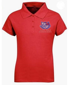 JUNIOR SHORT SLEEVE POLO W/LOGO