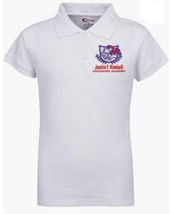 JUNIOR SHORT SLEEVE POLO W/LOGO