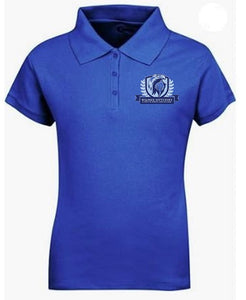 JUNIORS SHORT SLEEVE POLO W/ LOGO