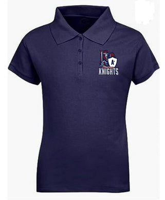 JUNIORS SHORT SLEEVE POLO W/ LOGO