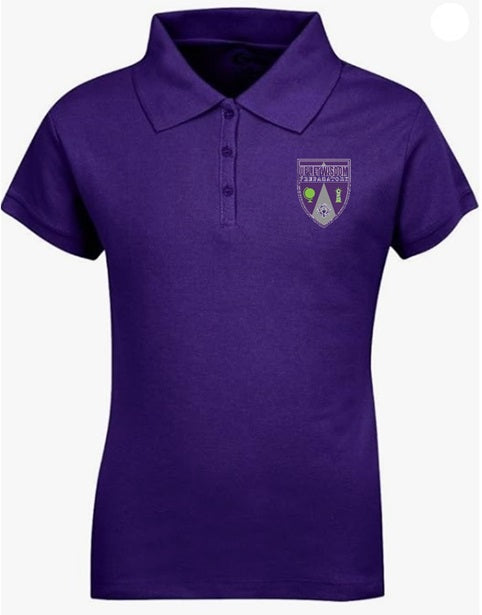 JUNIOR SHORT SLEEVE POLO W/LOGO (6TH - 8TH)