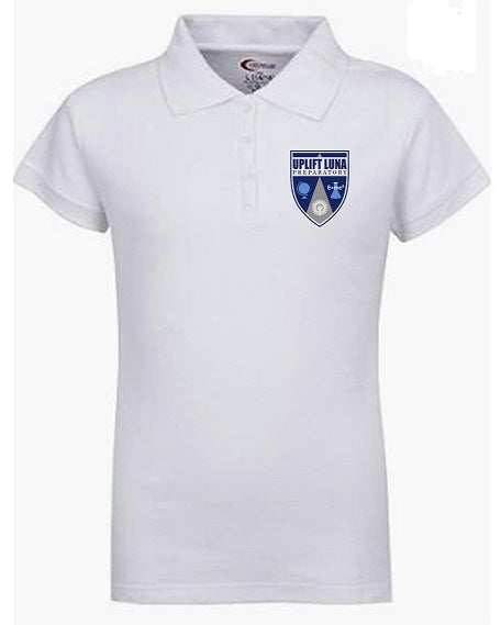 JUNIORS SHORT SLEEVE POLO W/LOGO