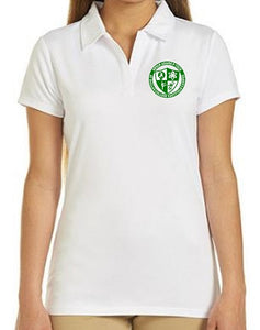 JUNIORS DRI-FIT SHORT SLEEVE POLO W/LOGO