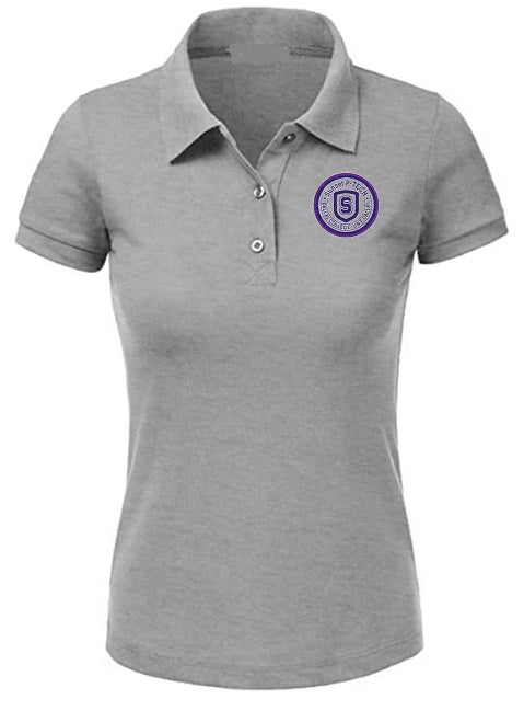 JUNIORS SHORT SLEEVE DRI-FIT POLO W/LOGO (GRADE 12TH)