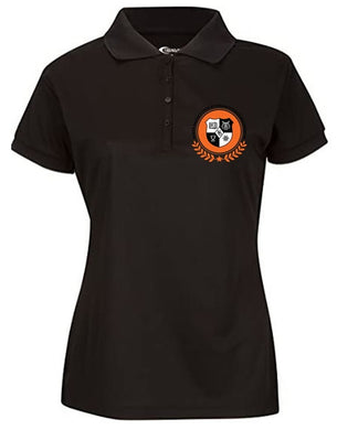 JUNIORS SHORT SLEEVE DRI FIT POLO W/LOGO