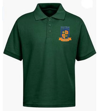 MENS SHORT SLEEVE COTTON POLO W/LOGO (9TH GRADE)