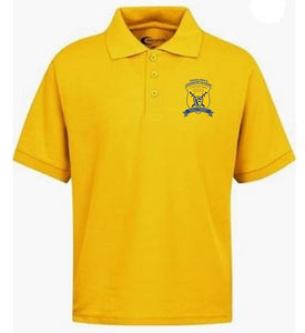 MENS SHORT SLEEVE COTTON POLO W/LOGO