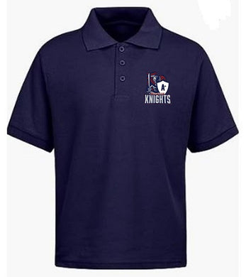 MENS SHORT SLEEVE POLO W/ LOGO