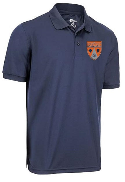 MENS SHORT SLEEVE DRI FIT POLO W/LOGO