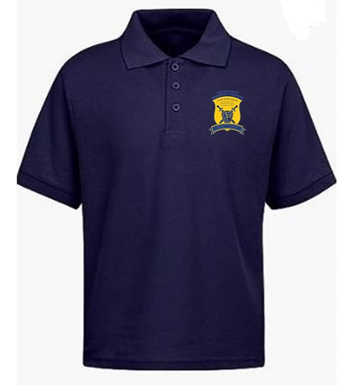 MENS SHORT SLEEVE COTTON POLO W/LOGO