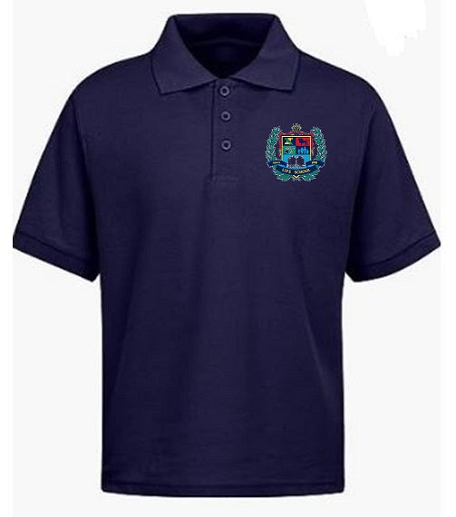 MENS SHORT SLEEVE COTTON POLO W/LOGO - SEC