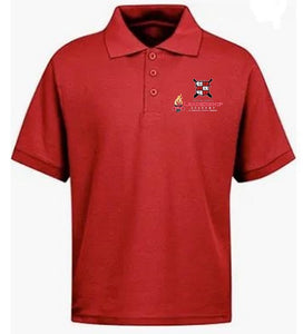 MENS SHORT SLEEVE COTTON POLO W/LOGO