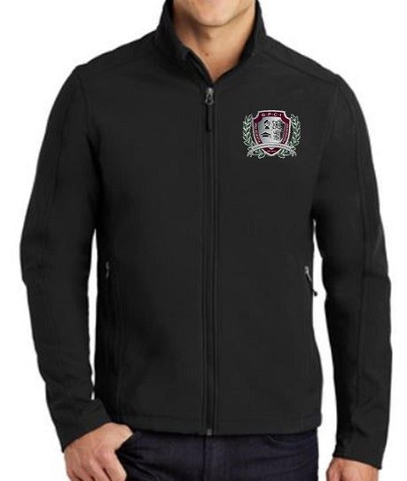 MENS SOFT SHELL JACKET W/LOGO