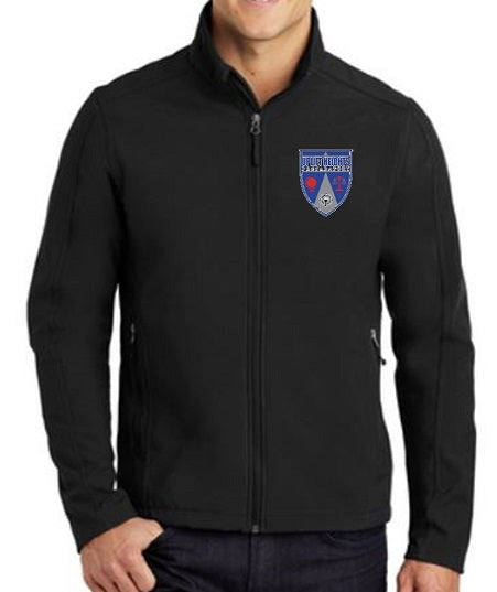 MENS SOFT SHELL JACKET W/LOGO