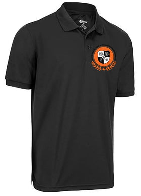 MENS SHORT SLEEVE DRI FIT POLO W/LOGO