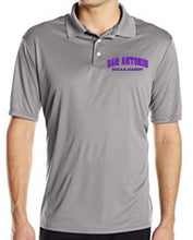 Load image into Gallery viewer, MENS SHORT SLEEVE DRI FIT POLO W/LOGO (9TH-12TH GRADES)