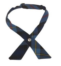 GIRLS PLAID CROSS TIE