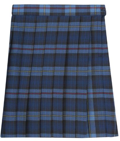 GIRLS PLAID PLEATED SKIRT