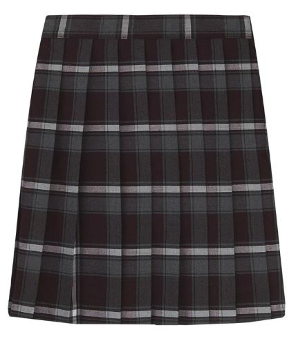 GIRLS PLAID PLEATED SKIRT