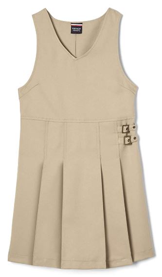 GIRLS PLEATED 2-TAB JUMPER