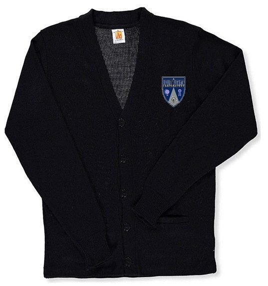 UNISEX ADULT CARDIGAN SWEATER W/LOGO (6TH-8TH)