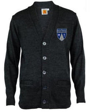 Load image into Gallery viewer, UNISEX YOUTH CARDIGAN SWEATER W/LOGO (6TH-8TH)