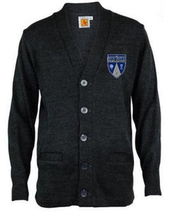 UNISEX YOUTH CARDIGAN SWEATER W/LOGO (6TH-8TH)