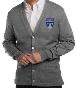 UNISEX ADULT CARDIGAN SWEATER W/LOGO