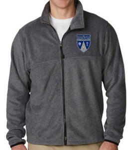 UNISEX ADULT ZIP FRONT PERFORMANCE FLEECE JACKET W/LOGO (6TH-8TH)