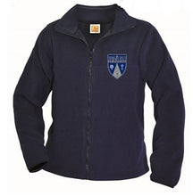 Load image into Gallery viewer, UNISEX ADULT ZIP FRONT PERFORMANCE FLEECE JACKET W/LOGO (6TH-8TH)