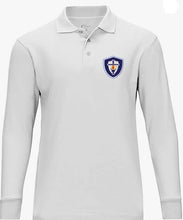 Load image into Gallery viewer, YOUTH UNISEX LONG SLEEVE POLO W/LOGO