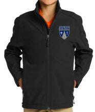 Load image into Gallery viewer, UNISEX YOUTH SOFT SHELL JACKET W/LOGO (PRE-K-5TH)