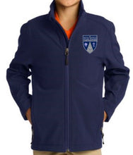 Load image into Gallery viewer, UNISEX YOUTH SOFT SHELL JACKET W/LOGO (6TH-8TH)