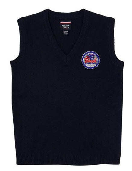 YOUTH UNISEX SWEATER VEST W/LOGO