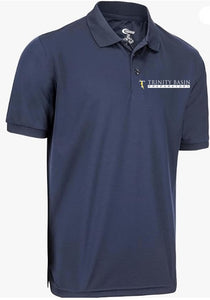 MENS SHORT SLEEVE DRI FIT POLO W/LOGO