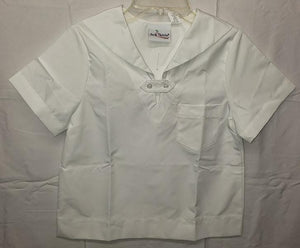 TODDLER GIRLS SHORT SLEEVE SAILOR BLOUSE