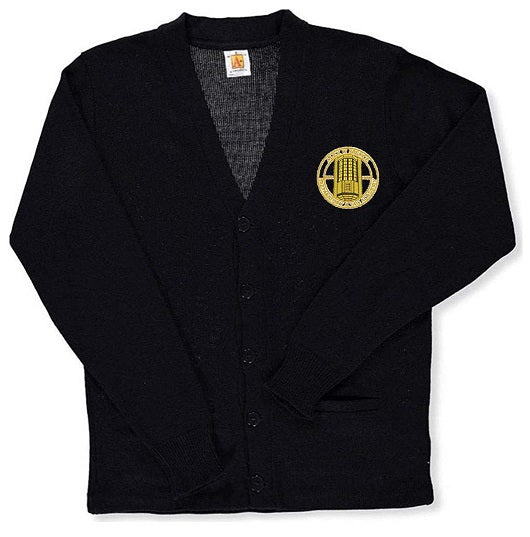 YOUTH UNISEX CARDIGAN SWEATER W/LOGO