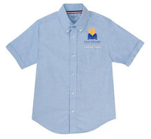 Load image into Gallery viewer, BOYS SHORT SLEEVE OXFORD W/LOGO