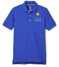 Load image into Gallery viewer, BOYS SHORT SLEEVE POLO W/LOGO (MIDDLE SCHOOL ONLY)
